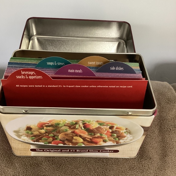 Crockpot recipe new card set and cookbook lot - Picture 2 of 8